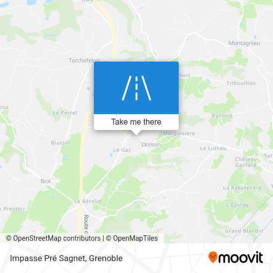Impasse Pré Sagnet map