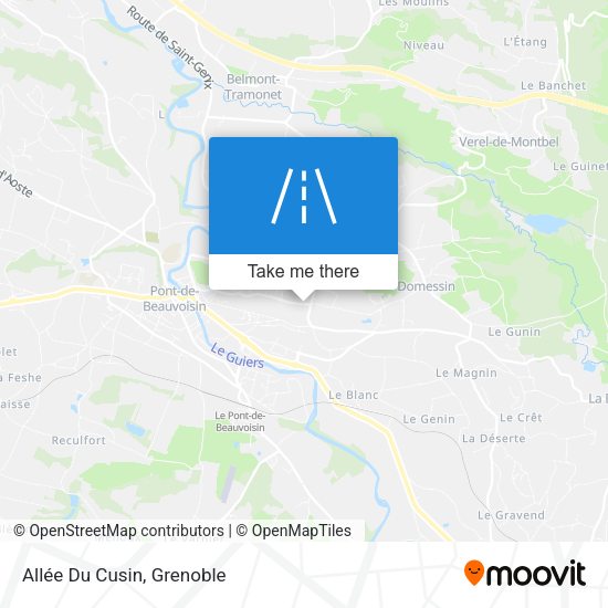 Allée Du Cusin map