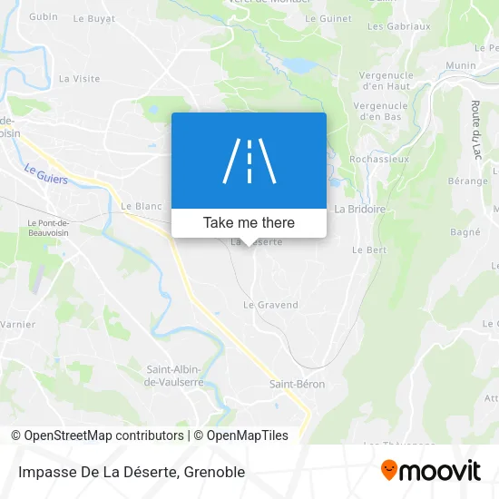 Impasse De La Déserte map