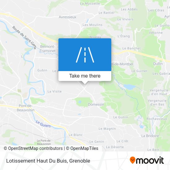 Lotissement Haut Du Buis map