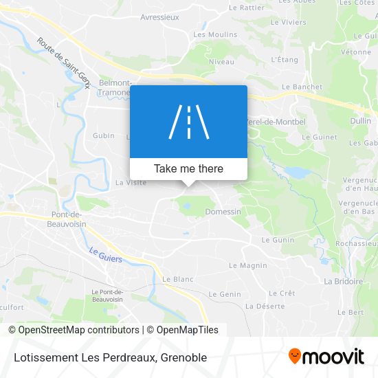 Lotissement Les Perdreaux map