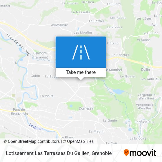 Lotissement Les Terrasses Du Gallien map