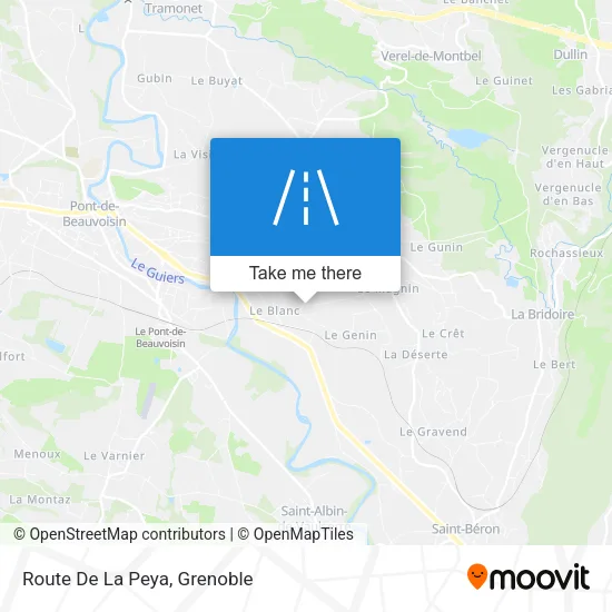 Route De La Peya map