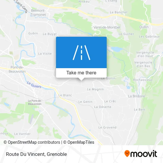 Route Du Vincent map