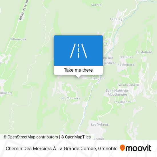 Chemin Des Merciers À La Grande Combe map