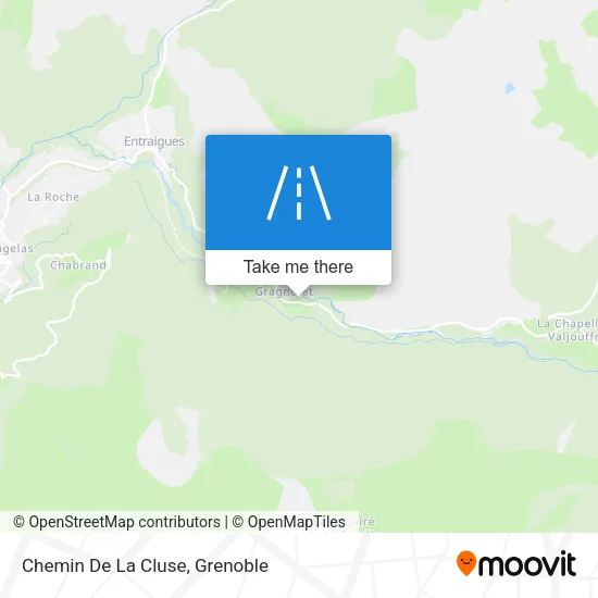 Chemin De La Cluse map