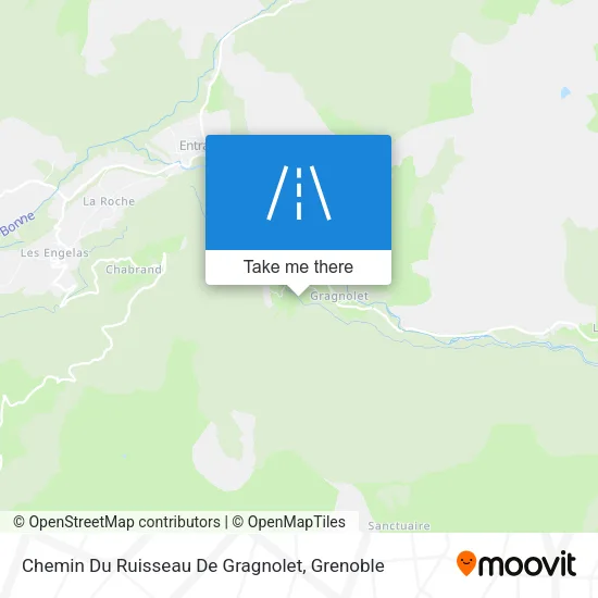 Chemin Du Ruisseau De Gragnolet map