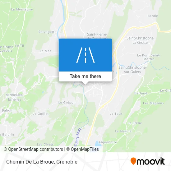 Chemin De La Broue map