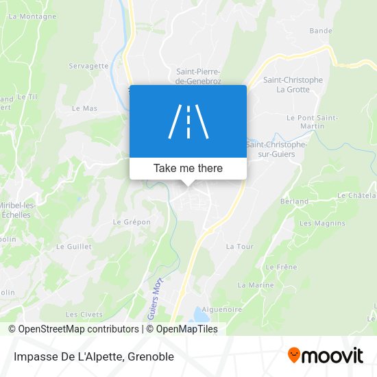 Impasse De L'Alpette map