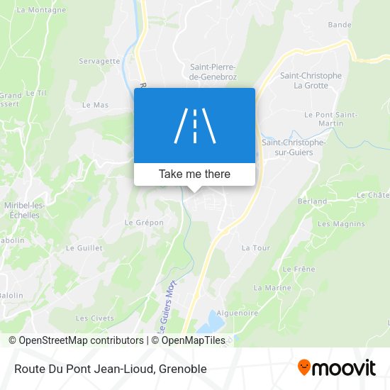 Route Du Pont Jean-Lioud map