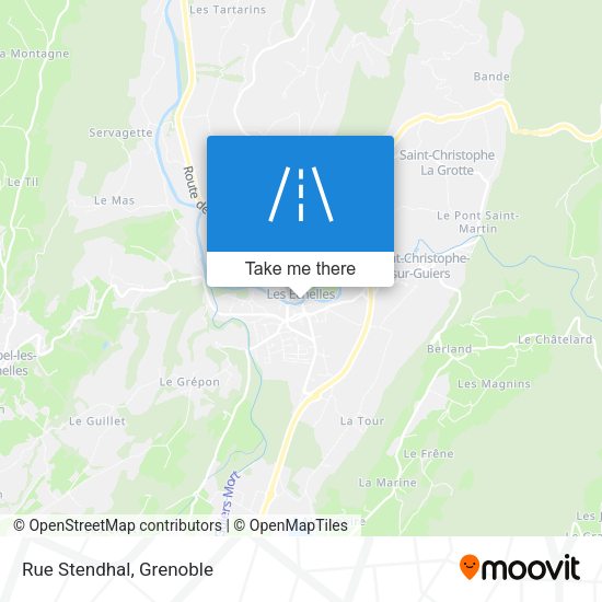 Rue Stendhal map