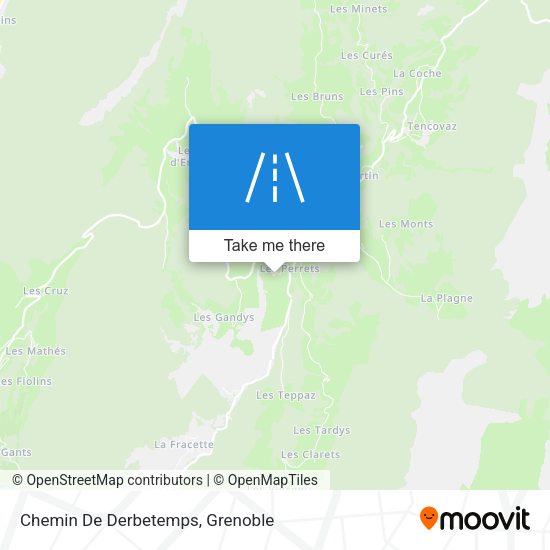 Chemin De Derbetemps map