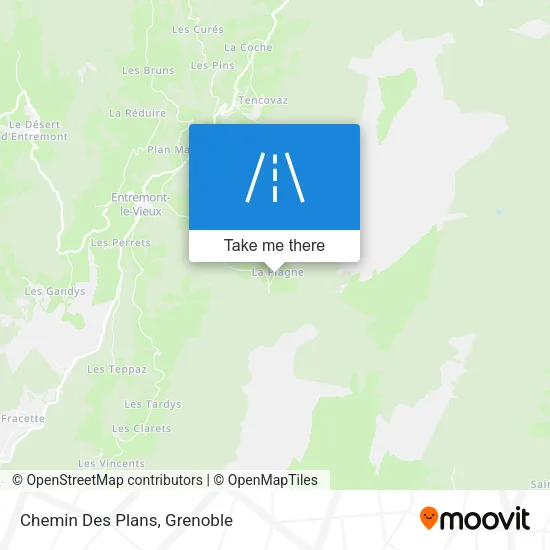 Chemin Des Plans map