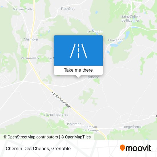 Chemin Des Chênes map