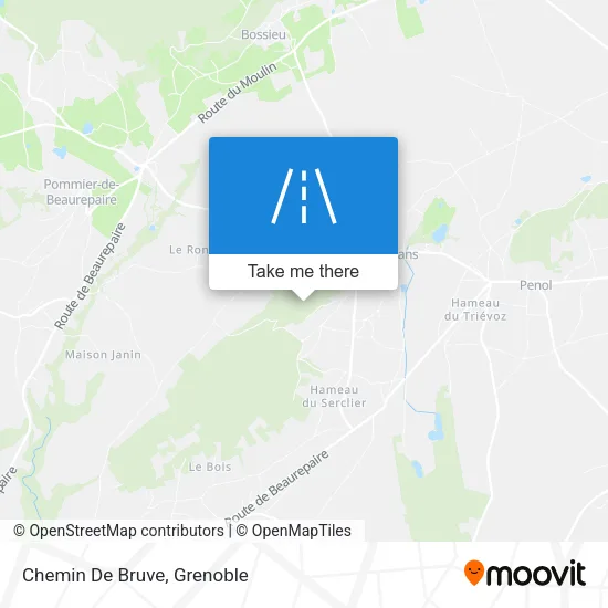 Chemin De Bruve map