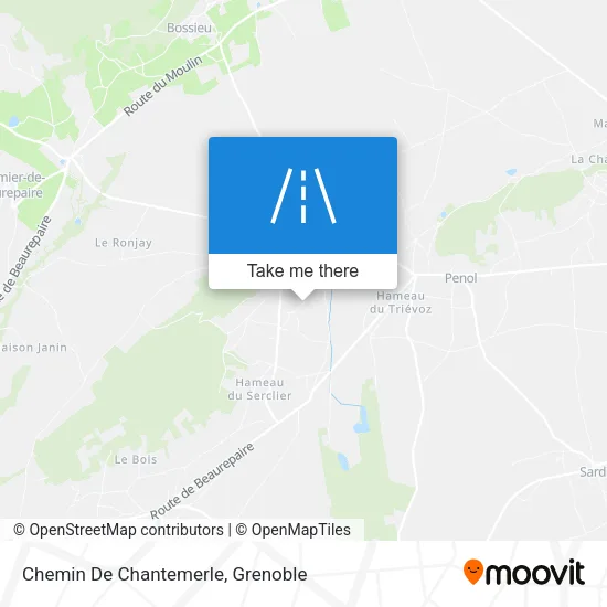 Chemin De Chantemerle map