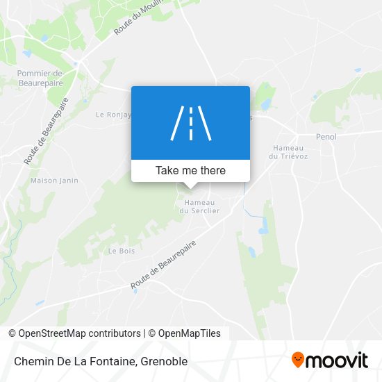 Chemin De La Fontaine map