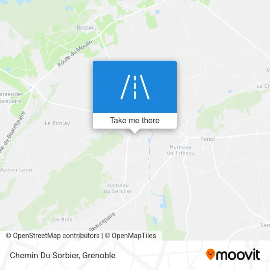 Chemin Du Sorbier map
