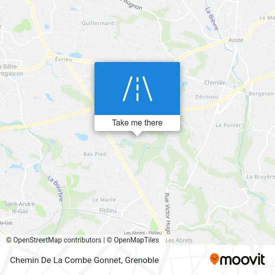 Chemin De La Combe Gonnet map
