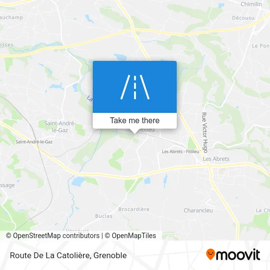 Route De La Catolière map