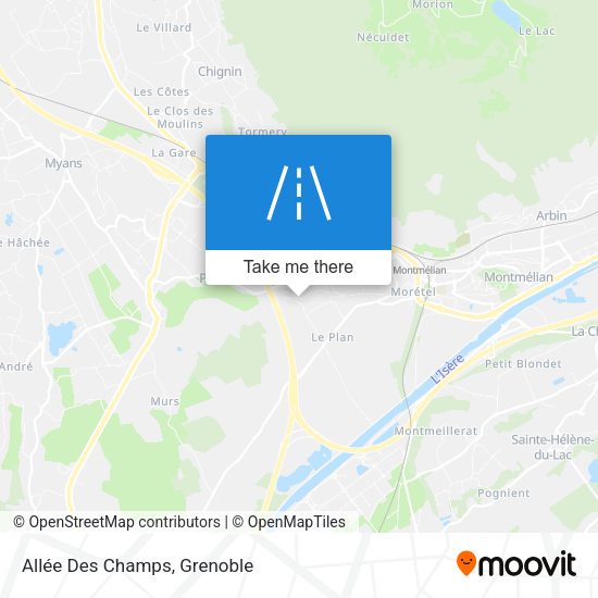 Allée Des Champs map