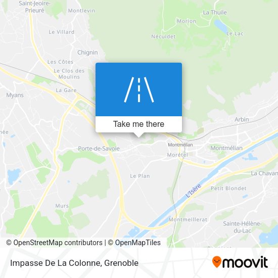 Impasse De La Colonne map