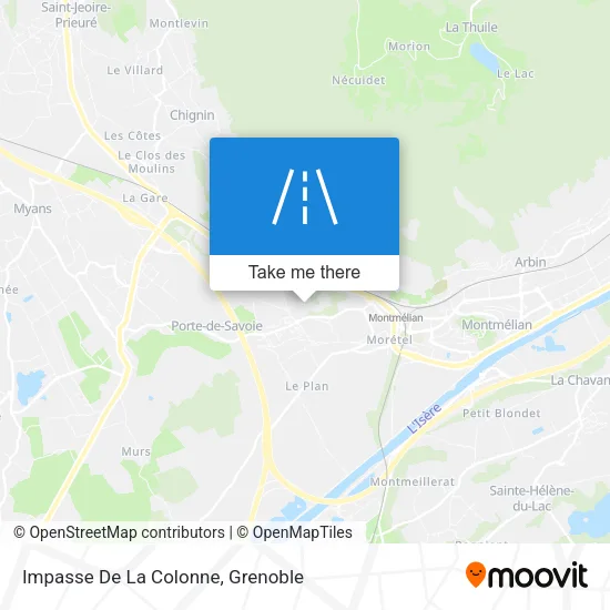 Impasse De La Colonne map