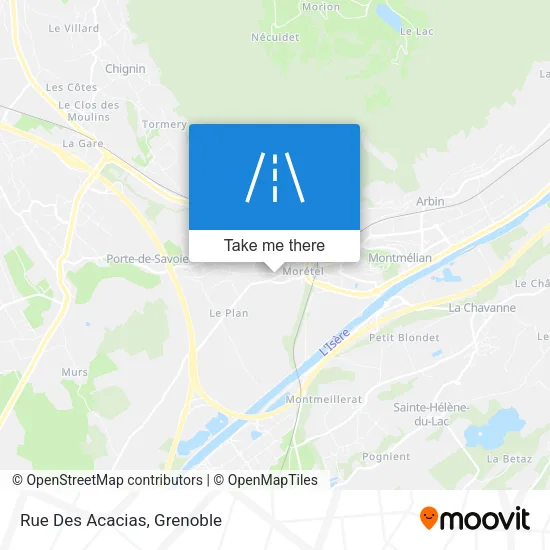 Rue Des Acacias map