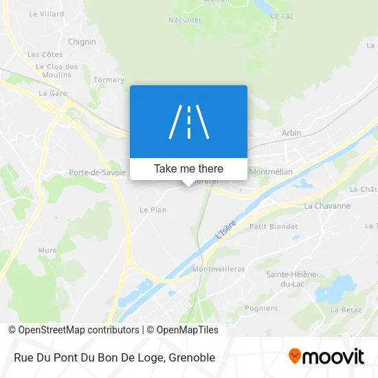 Rue Du Pont Du Bon De Loge map