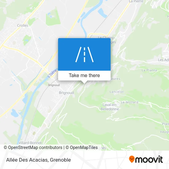 Allée Des Acacias map