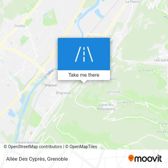 Allée Des Cyprès map