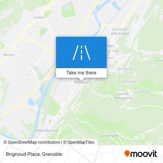 Brignoud Place map