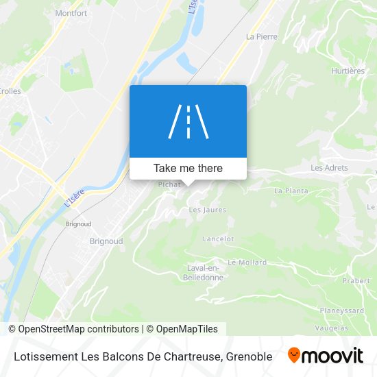 Lotissement Les Balcons De Chartreuse map