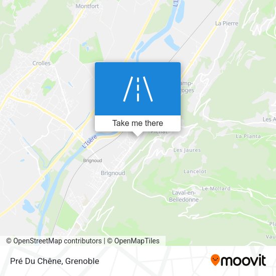 Pré Du Chêne map
