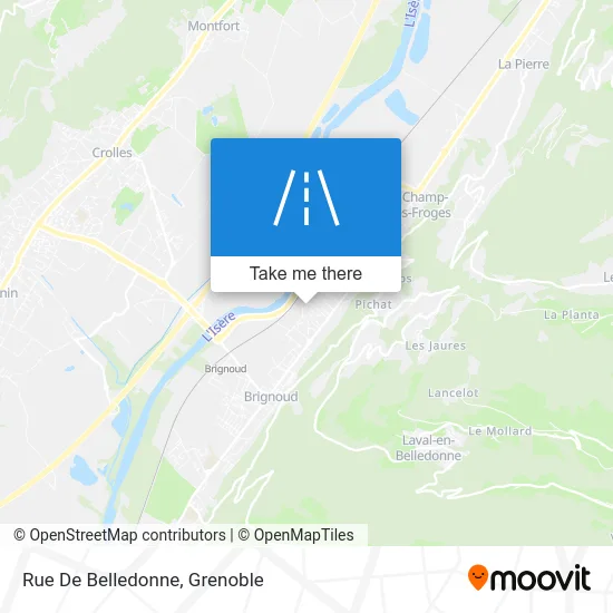 Rue De Belledonne map