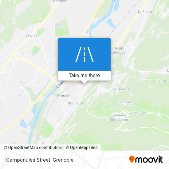 Rue Des Campanules map