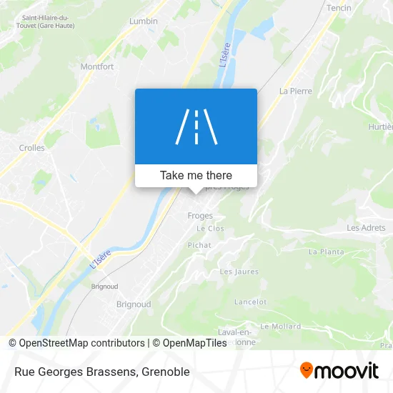 Rue Georges Brassens map