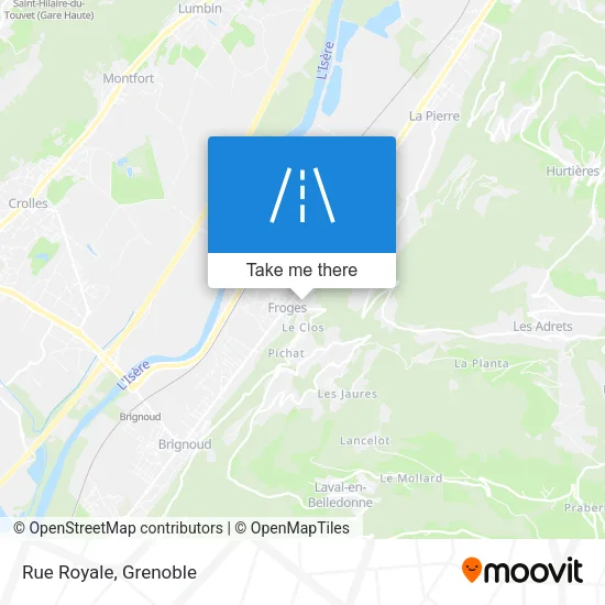 Rue Royale map