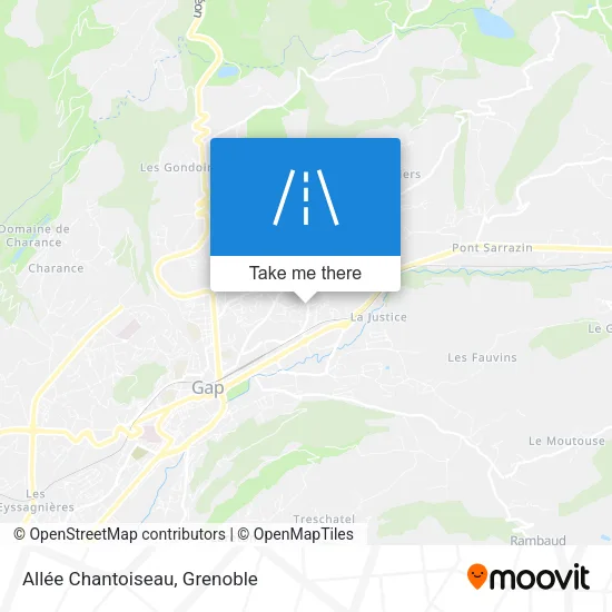 Allée Chantoiseau map