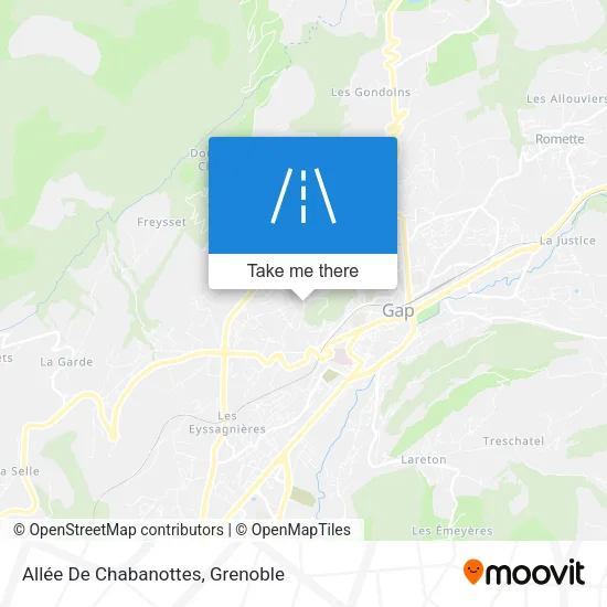 Allée De Chabanottes map
