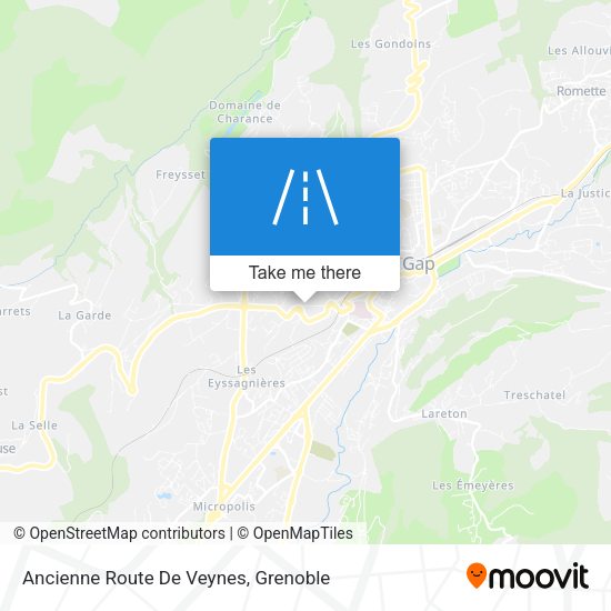 Ancienne Route De Veynes map