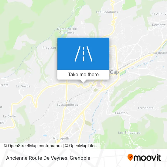 Ancienne Route De Veynes map