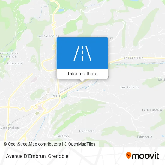 Avenue D'Embrun map