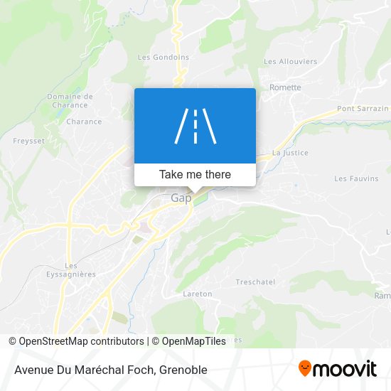 Avenue Du Maréchal Foch map