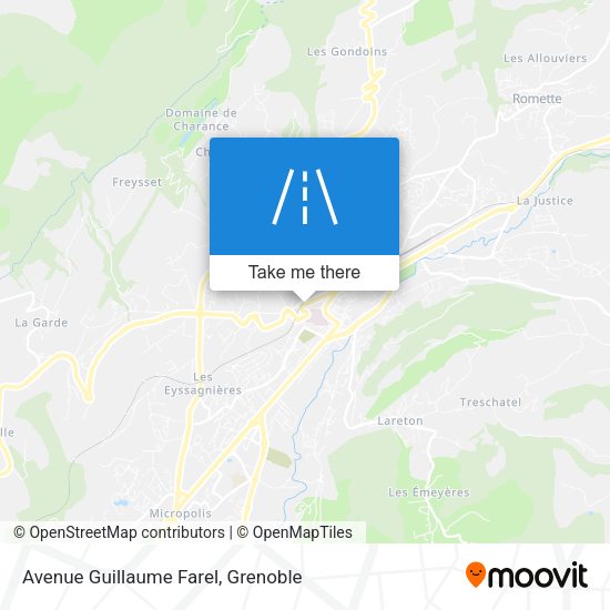 Avenue Guillaume Farel map