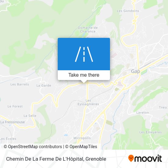 Chemin De La Ferme De L'Hôpital map