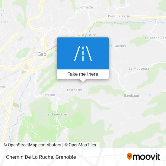 Chemin De La Ruche map