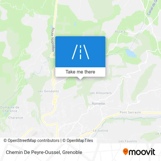 Chemin De Peyre-Oussel map