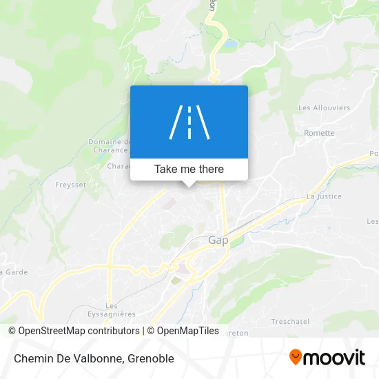 Chemin De Valbonne map