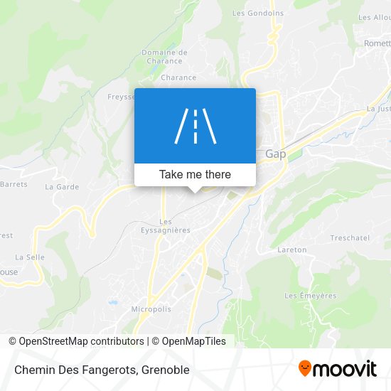 Chemin Des Fangerots map